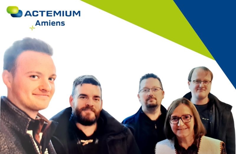 Équipe Actemium au travail